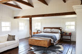 Salt and Pepper Black Cowhide Rug #B9613