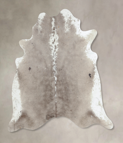 Grey with White Cowhide Rug #B9627HUDSN