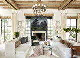 Grey with White Cowhide Rug #B9627HUDSN