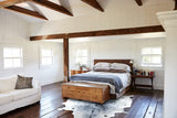 Salt and Pepper Black Cowhide Rug #B9739