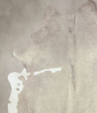 Grey With White Cowhide Rug #B9812HUDSN
