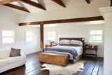Grey With White Cowhide Rug #B9812HUDSN