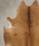 Solid Brown Cowhide Rug #B9866