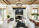Black and White Cowhide Rug #B9882