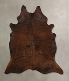 Dark Brindle Cowhide Rug #B9902