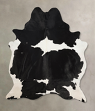 Black and White Cowhide Rug #B9921