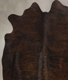 Dark Brindle Cowhide Rug #B9988