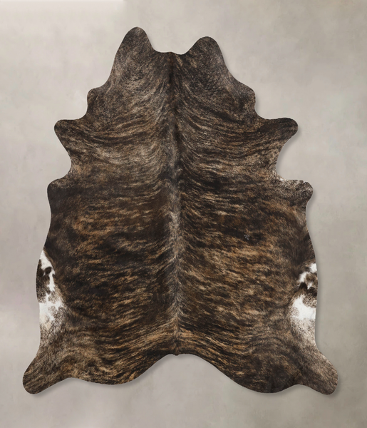 Dark Brindle Cowhide Rug #B9998