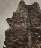 Dark Brindle Cowhide Rug #B9998