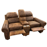 Breckenridge Double Reclining Theater Love Seat