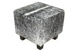 Cowhide Cube Longhorn Black & White Speckle