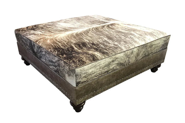 Grey Rock Ottoman - 48" x 48" Square