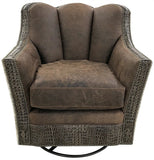 Mesa West Channelback Swivel Glider