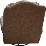 Cognac Cafe Swivel Glider Recliner