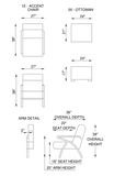 Eleanor Rigby Adele 1E Accent Chair