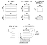 Eleanor Rigby Montblanc 30 Sofa