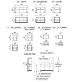 Eleanor Rigby Palazzo 30 Sofa