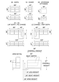 Eleanor Rigby Mayfair Sectional (Sofa + Chaise)