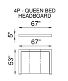 Eleanor Rigby Granada 4P Queen Bed