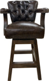 Vintage Tufted Axis Barstool
