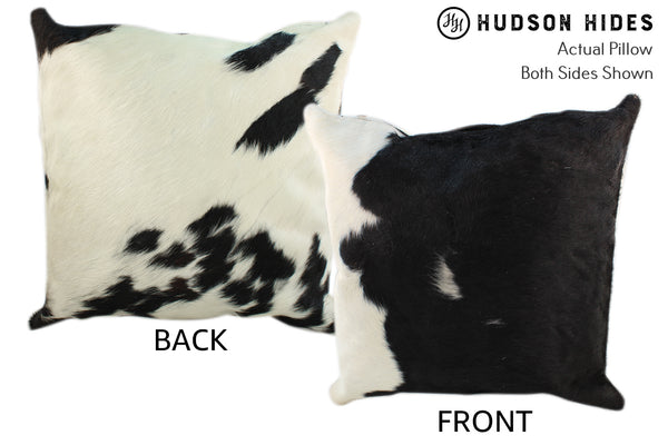 Black and White Cowhide Pillow #10146