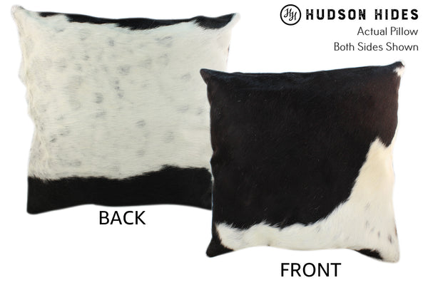 Black and White Cowhide Pillow #10194