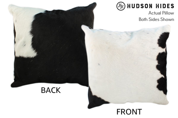 Black and White Cowhide Pillow #10196