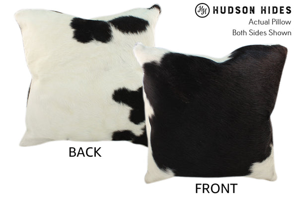 Black and White Cowhide Pillow #10226