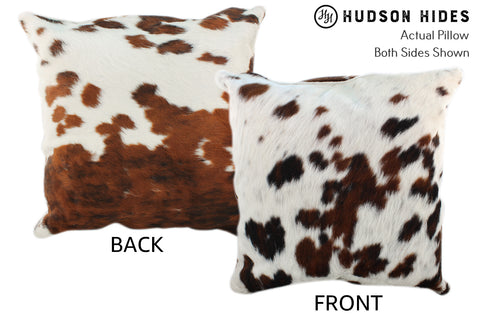Tricolor Cowhide Pillow #10327