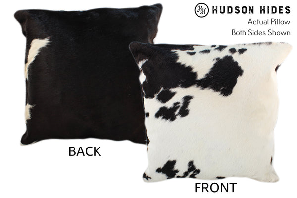 Black and White Cowhide Pillow #10358