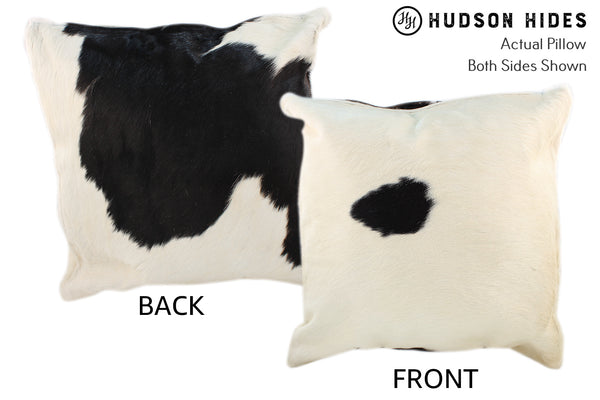 Black and White Cowhide Pillow #10417