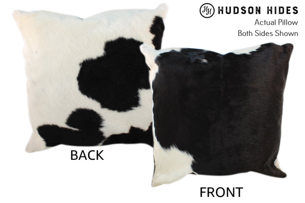 Black and White Cowhide Pillow #10511
