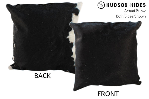 Black and White Cowhide Pillow #10588