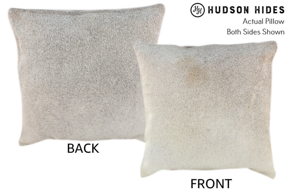 Gris Beige Cowhide Pillow #10614