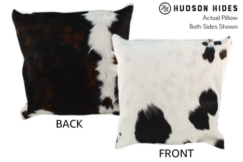 Black and White Cowhide Pillow #10708