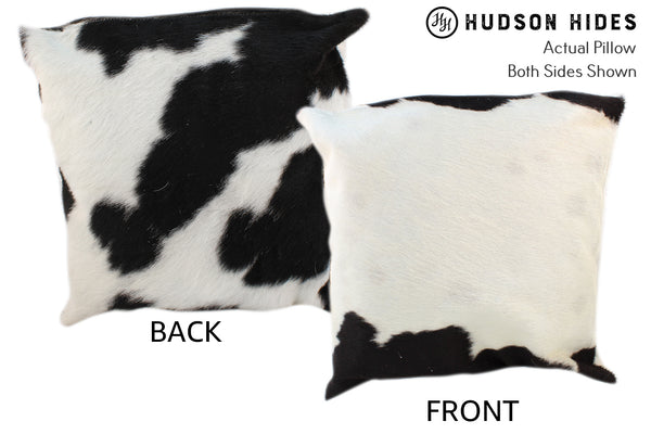 Black and White Cowhide Pillow #10723