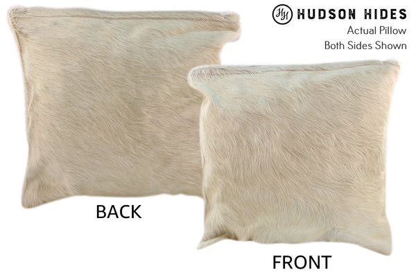 Champagne Cowhide Pillow #10724