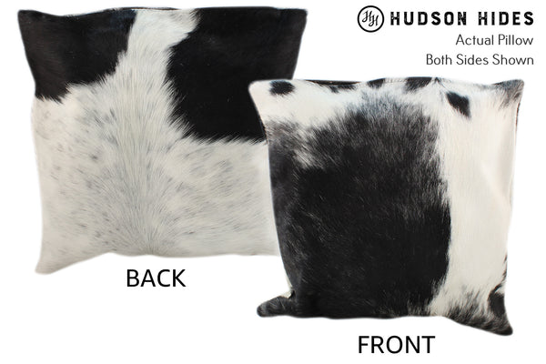 Black and White Cowhide Pillow #10729