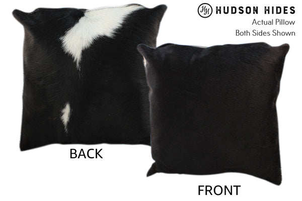 Black and White Cowhide Pillow #10738