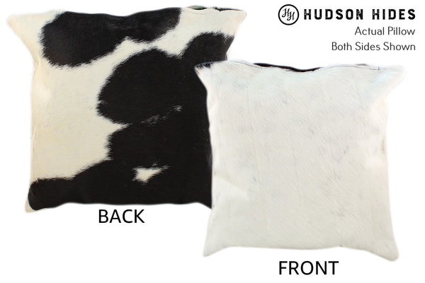 Black and White Cowhide Pillow #10740