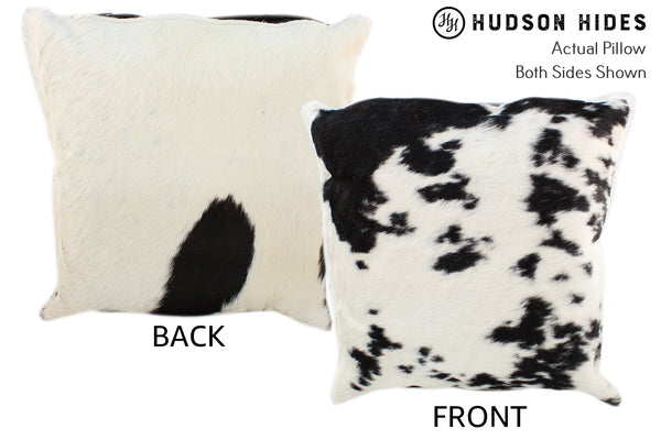 Black and White Cowhide Pillow #10742