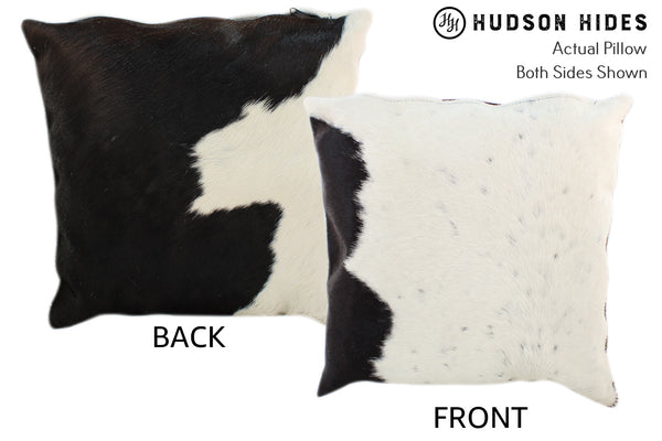 Black and White Cowhide Pillow #10746