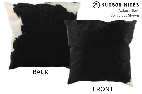 Black and White Cowhide Pillow #10749