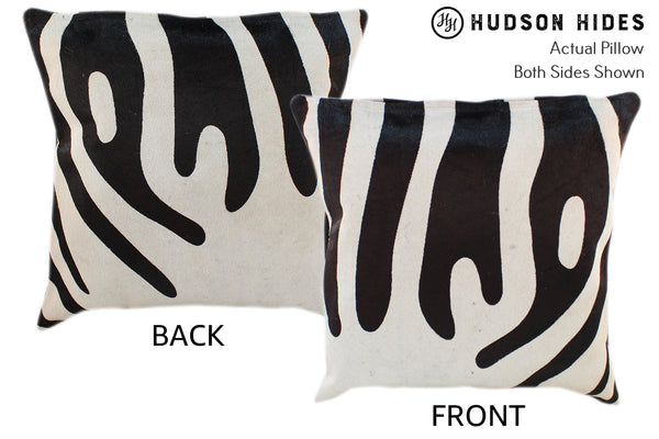 Zebra Cowhide Pillow #10751