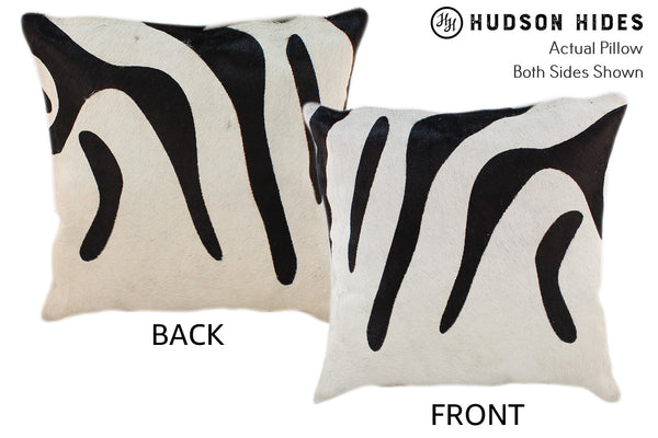 Zebra Cowhide Pillow #10761