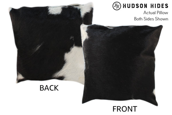 Black and White Cowhide Pillow #10764
