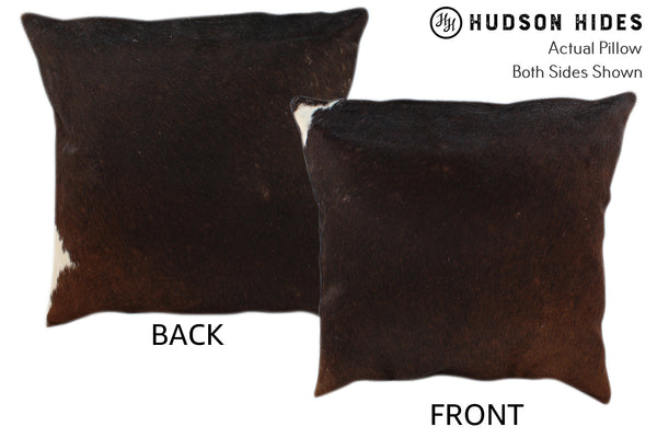 Chocolate Cowhide Pillow #10771