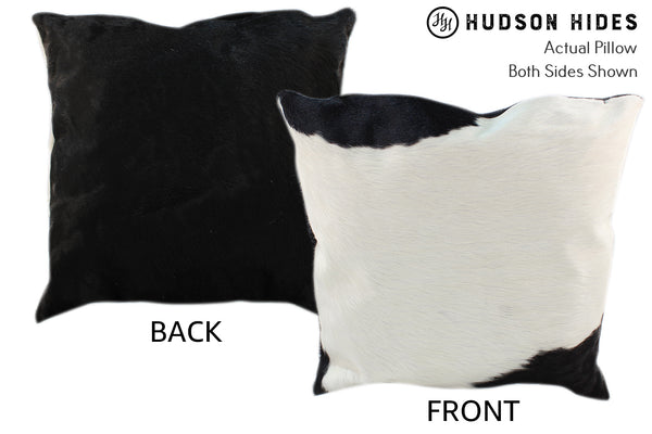 Black and White Cowhide Pillow #10775