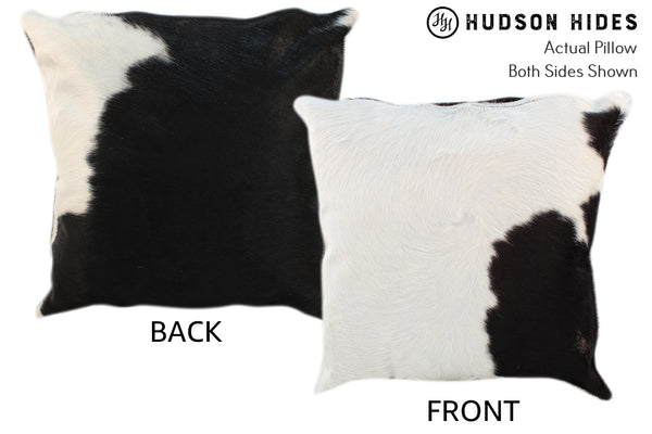 Black and White Cowhide Pillow #10780