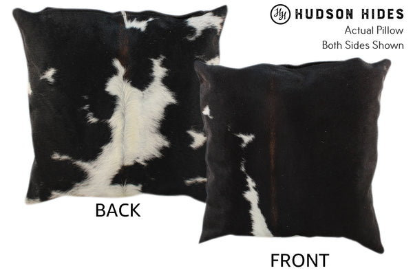 Black and White Cowhide Pillow #10783